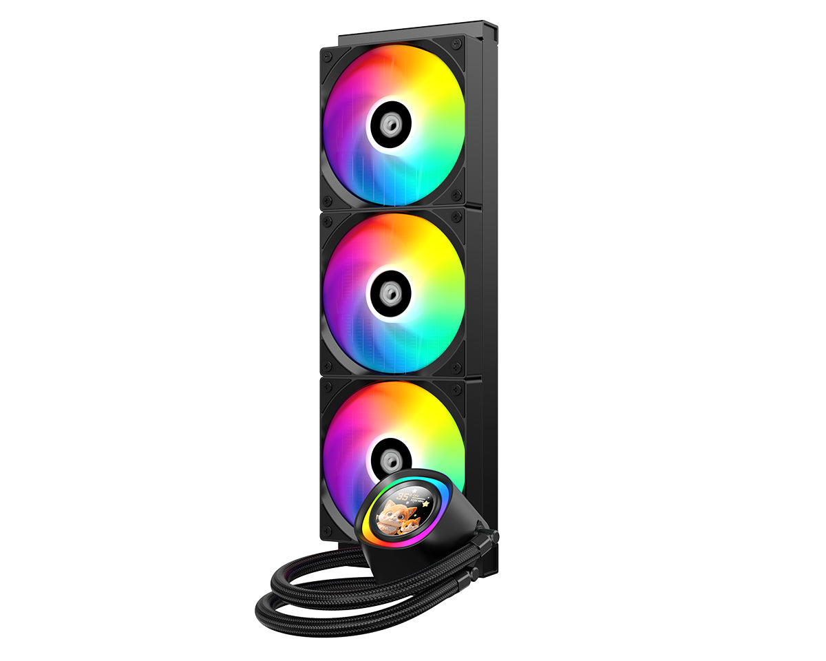 ID-COOLING FX360 LCD Gen 7 Pro Pump ARGB Black AIO Liquid Cpu Cooler