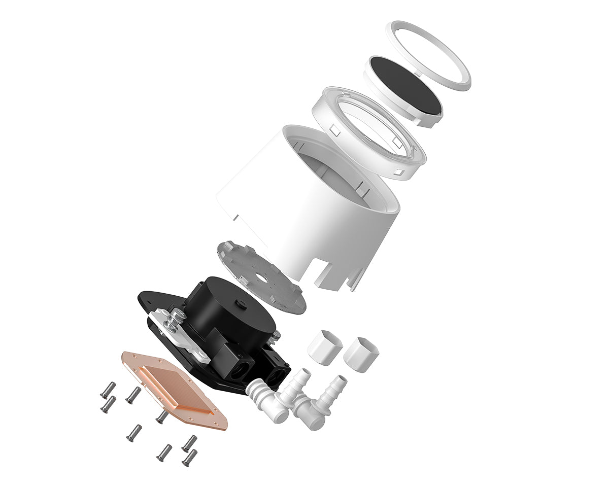 ID-COOLING FX360 LCD Gen 7 Pro Pump ARGB White AIO Liquid Cpu Cooler