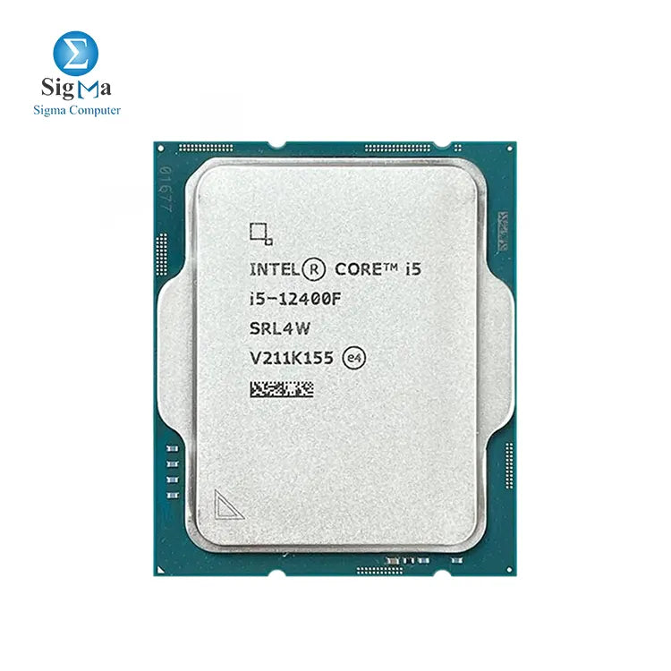 معالج Intel Core i5-12400F Tray من الأمام