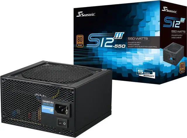 Seasonic S12III 550 SSR-550GB3 550W 80+ Bronze