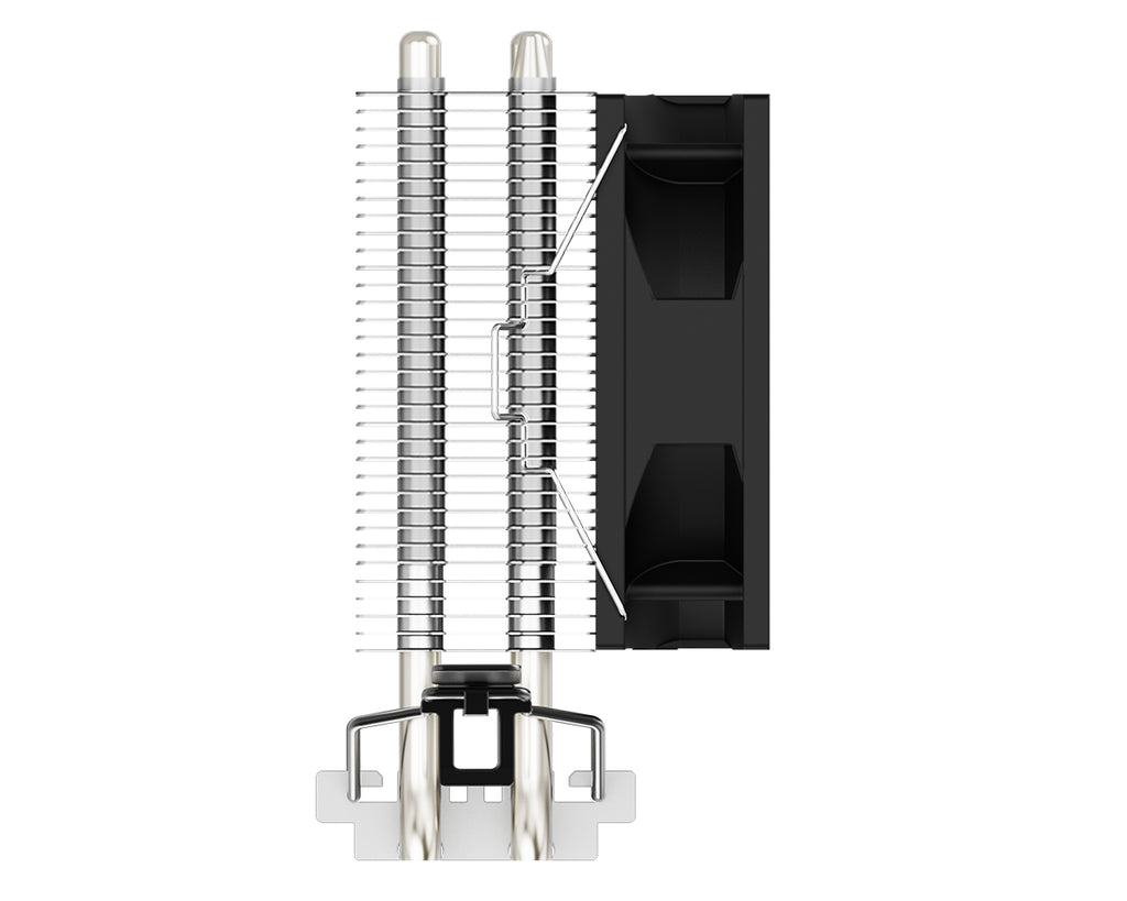 ID-COOLING SE-802-SD V3 2 Heatpipe Direct Touch With 80mm Hydraulic Bearing Fan Black Air Cpu Cooler