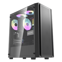 Case Darkflash DK353 Black with Aigo AT750 PSU 750W 80+ Bronze