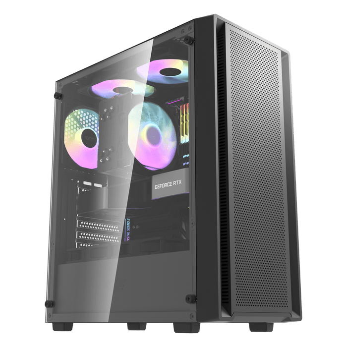 Case Darkflash DK353 Black with Aigo AT750 PSU 750W 80+ Bronze