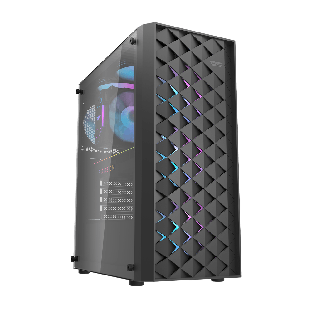 DarkFlash DK351 Tempered Glass ATX Black Case