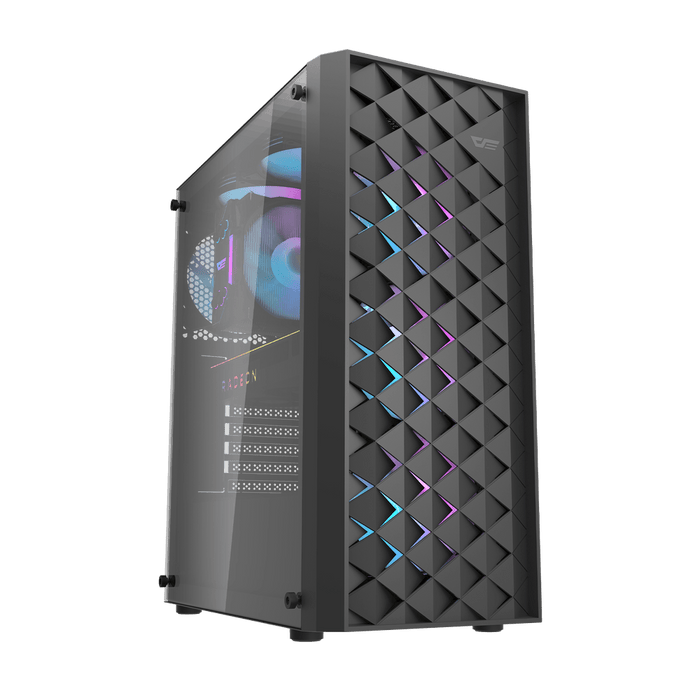 DarkFlash DK351 Tempered Glass ATX Black Case