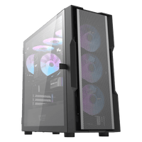 DarkFlash DK431 Front Glass EATX Case Black