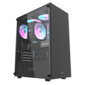 Case DarkFlash DK100 M-ATX PC Black Case
