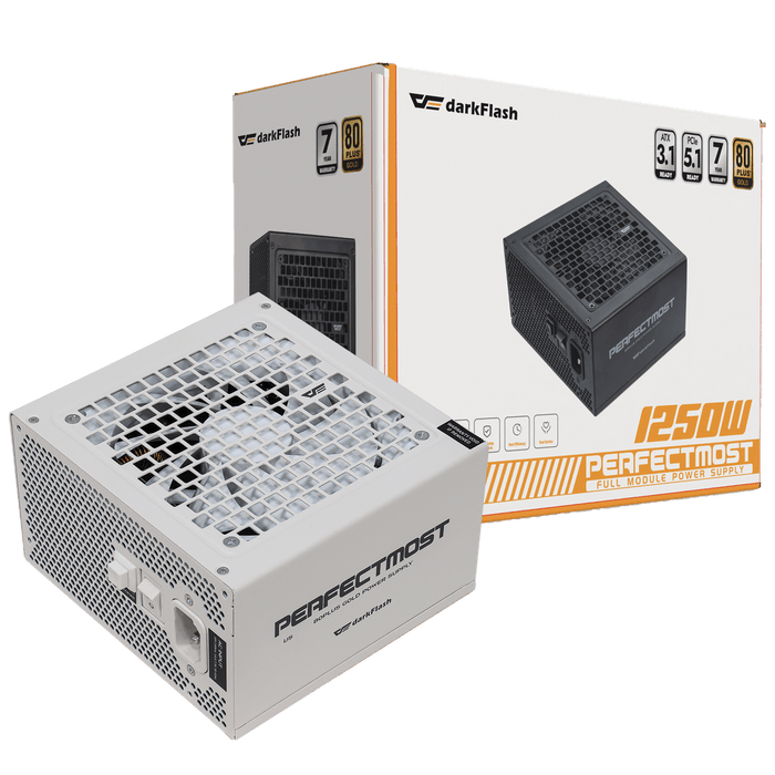PSU DarkFlash PMT 850W Gold Full Modular White