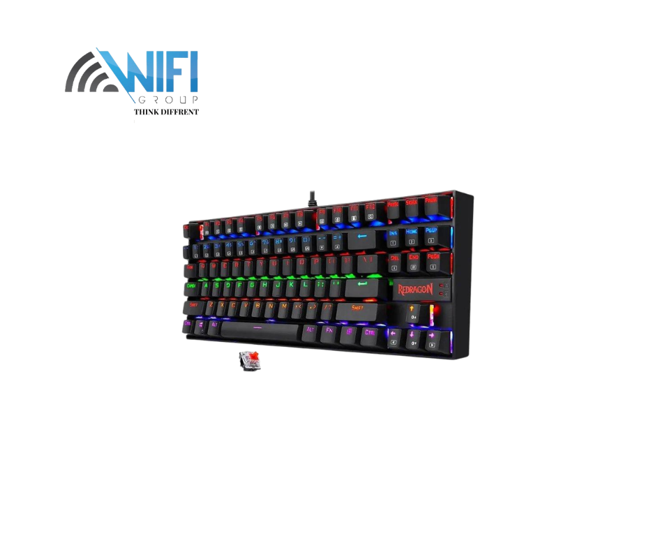 لوحة Redragon K552E Kumara Elite مفتاح أحمر - WiFi Group