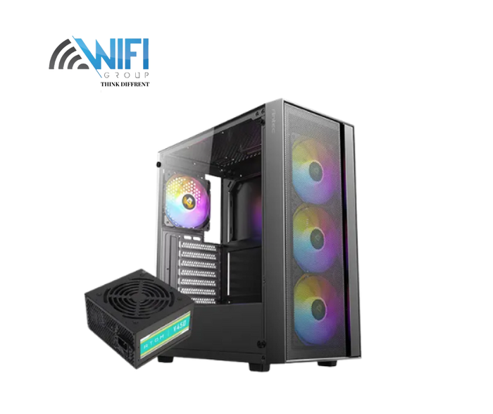 كيس Antec AX65 ARGB + باور 450W - WiFi Group