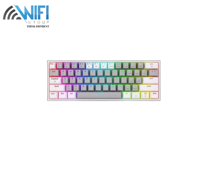 لوحة REDRAGON K616 Fizz RGB أبيض/رمادي