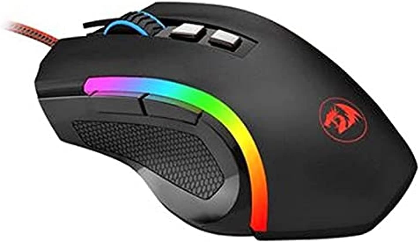 ماوس ألعاب Redragon M607 Griffin بدقة 7200 نقطة لكل بوصة وإضاءة RGB
