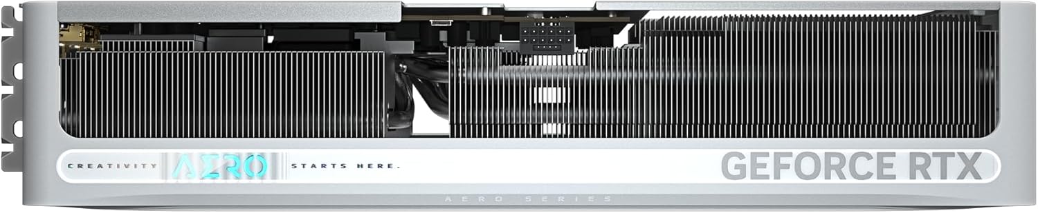 كارت شاشة Gigabyte RTX 5070 Ti AERO OC - منافذ الاتصال الخلفية