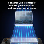 Lexar NQ780 512GB SSD M.2 NVMe 2280 PCIe Gen 4x4