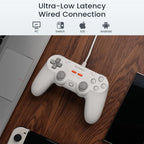 جهاز تحكم GameSir T3 Lite أبيض - الأزرار والعصي
