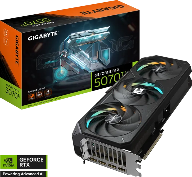 GPU Gigabyte GeForce RTX 5070 Ti GAMING OC 16G