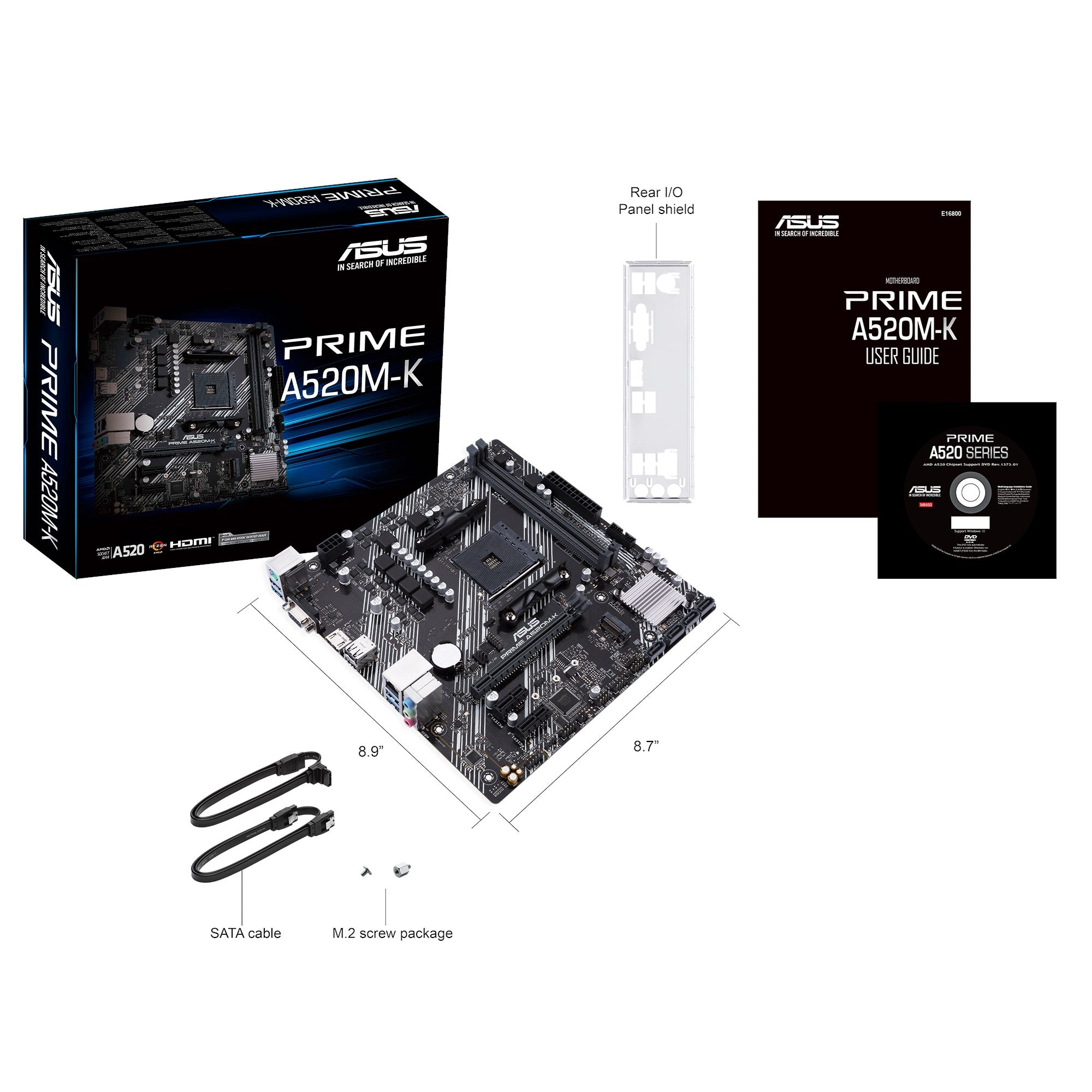 ASUS Prime A520M-K Motherboard