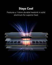 رام Lexar Thor RGB DDR5 يوضح إضاءة RGB