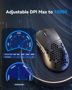 فأرة Redragon M617 - الهيكل الشتوي والكابل
