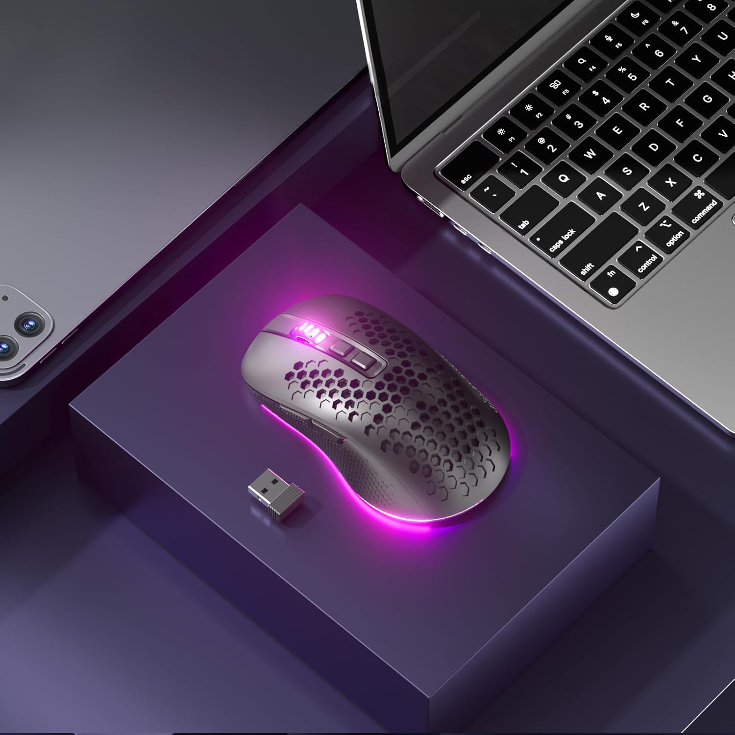 فأرة Redragon M694 - الهيكل الشتوي الجانبي