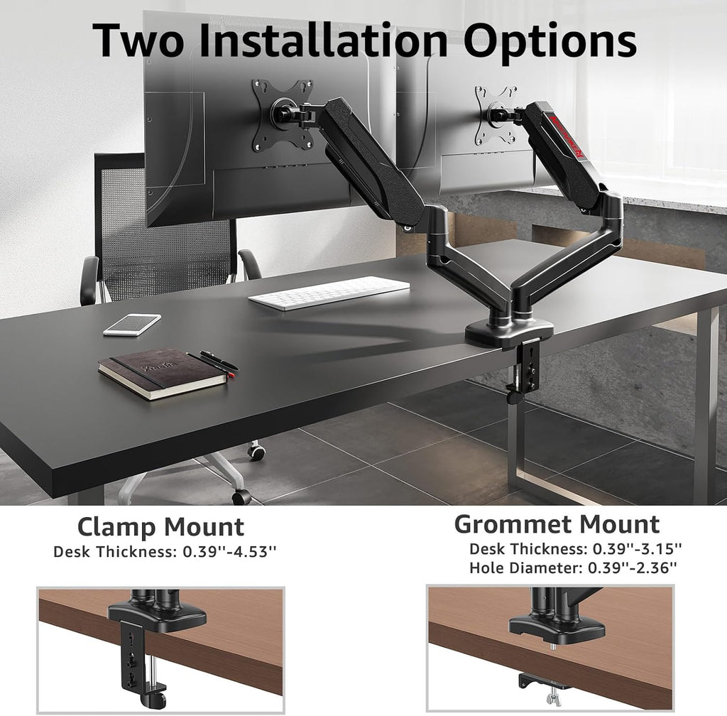 Redragon GMK915 Dual Monitor Mount Stand