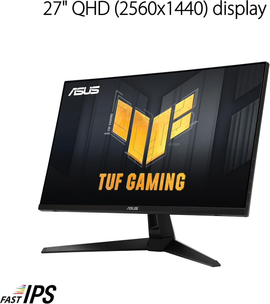 ASUS TUF Gaming VG27AQM5A 27 Inch 2K QHD 2560×1440 300Hz 0.3ms GTG Fast IPS G-Sync Compatible FreeSync Premium Black Gaming Monitor