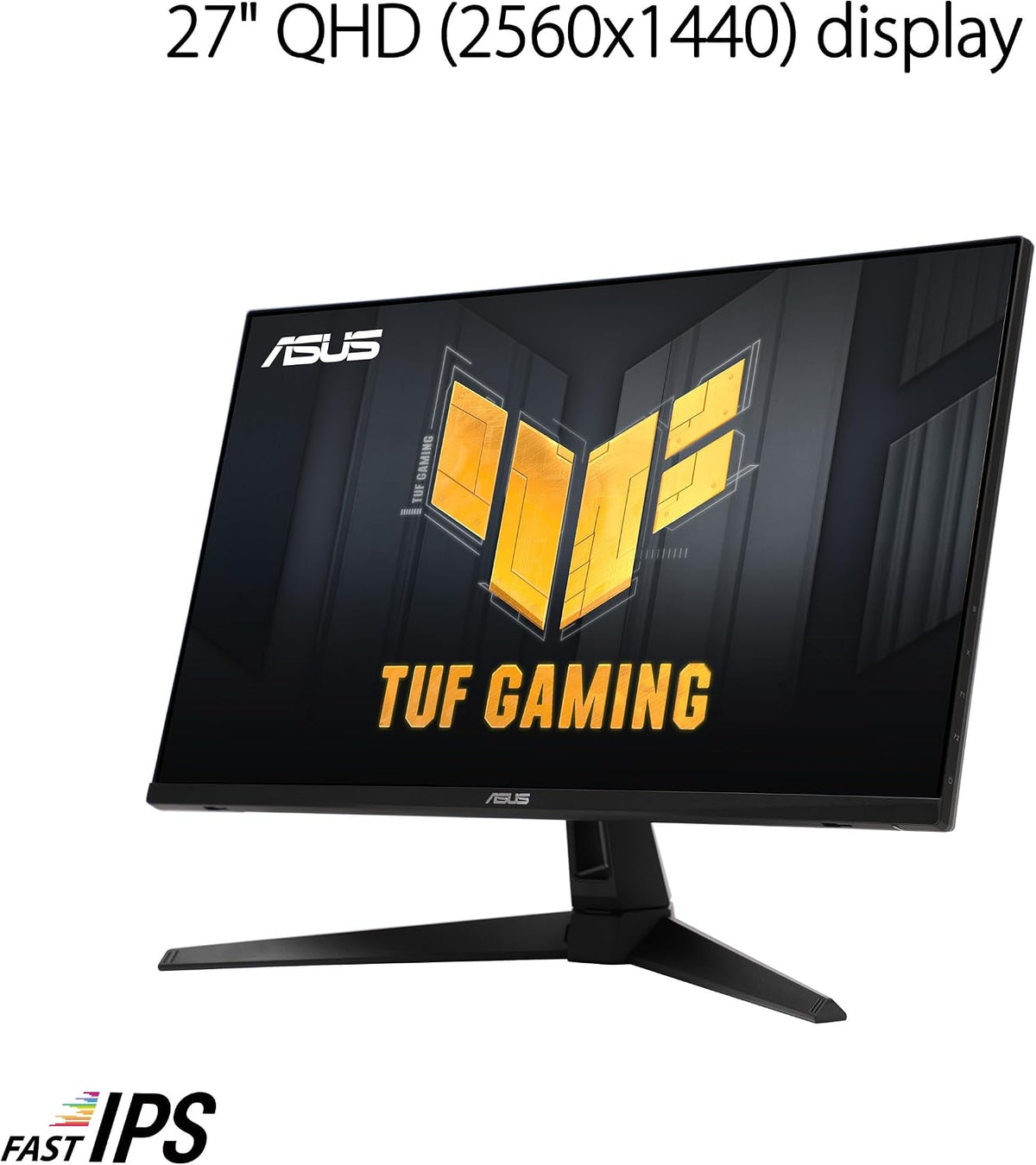 ASUS TUF Gaming VG27AQM5A 27 Inch 2K QHD 2560×1440 300Hz 0.3ms GTG Fast IPS G-Sync Compatible FreeSync Premium Black Gaming Monitor