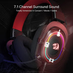 سماعة رأس الألعاب السلكية Redragon H510 Zeus-X RGB - صوت محيطي 7.1