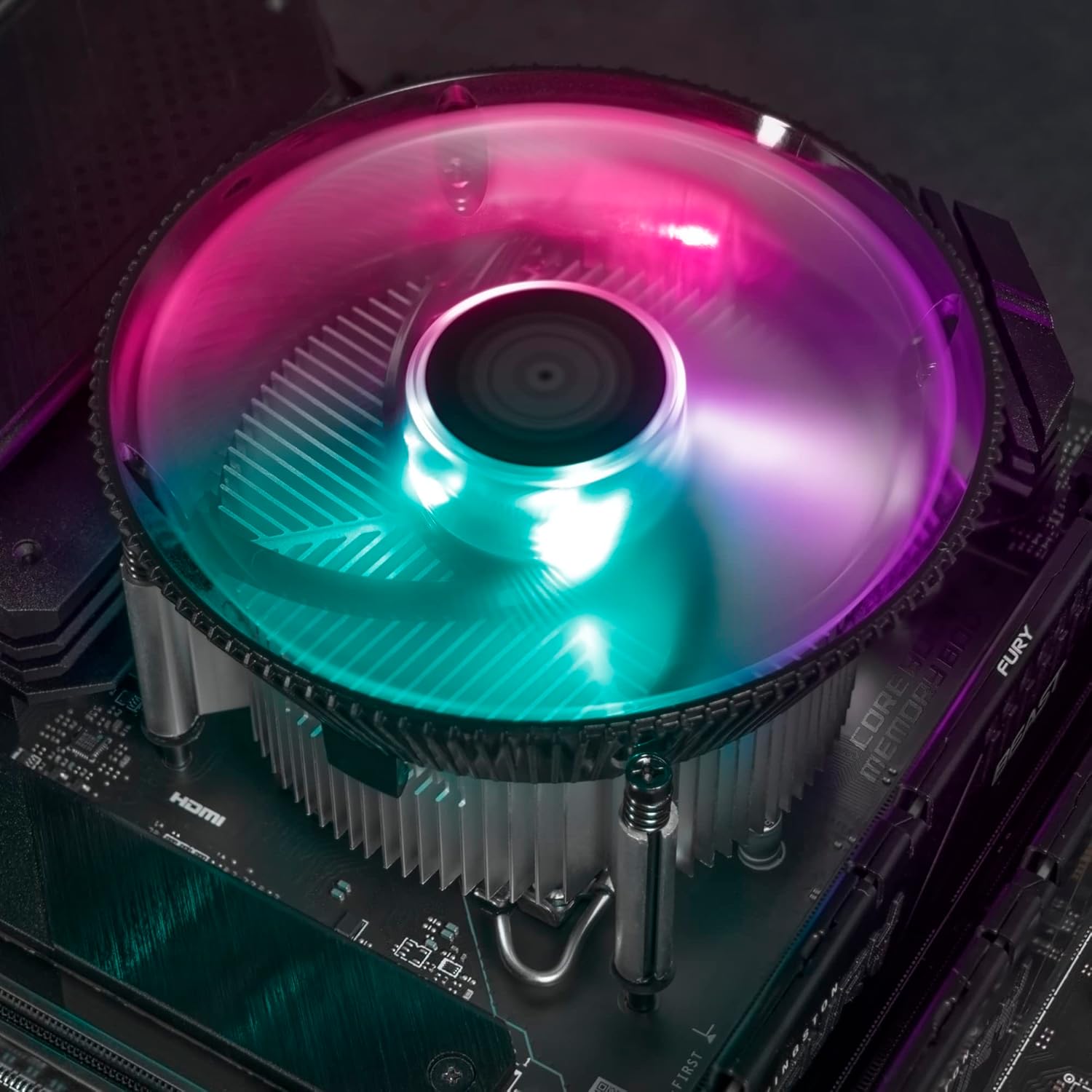 مبرد Cooler Master I70C - الإضاءة