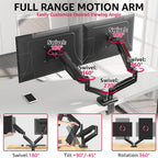 Redragon GMK915 Dual Monitor Mount Stand