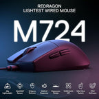 ماوس الألعاب السلكي Redragon M724 أسود