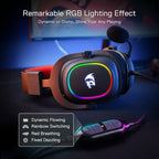 سماعة رأس الألعاب السلكية Redragon H510 Zeus-X RGB - صوت محيطي 7.1