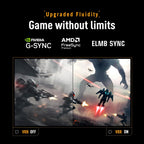 Asus TUF Gaming VG279QM5A 27 Inch 240Hz 0.3ms FHD Fast IPS Gaming Monitor – ELMB Sync, G-SYNC Compatible, FreeSync Premium