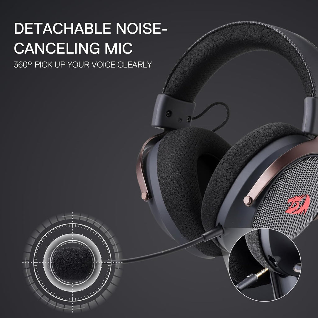 سماعة Redragon H858 مع المايكروفون القابل للفصل مركب