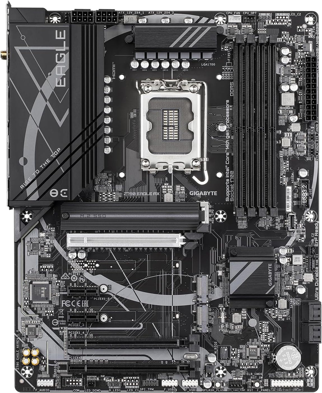 GIGABYTE Z790 Eagle AX Motherboard - alternate angle