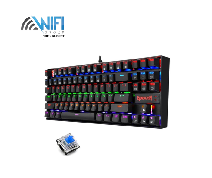 لوحة Redragon K552L-KR Kumara مفتاح أحمر - WiFi Group