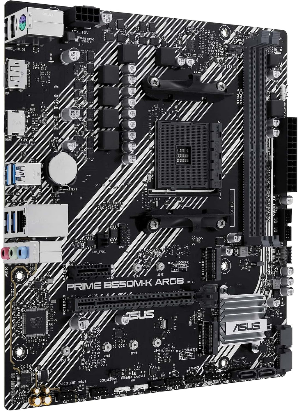Motherboard ASUS PRIME B550M-K ARGB AM4
