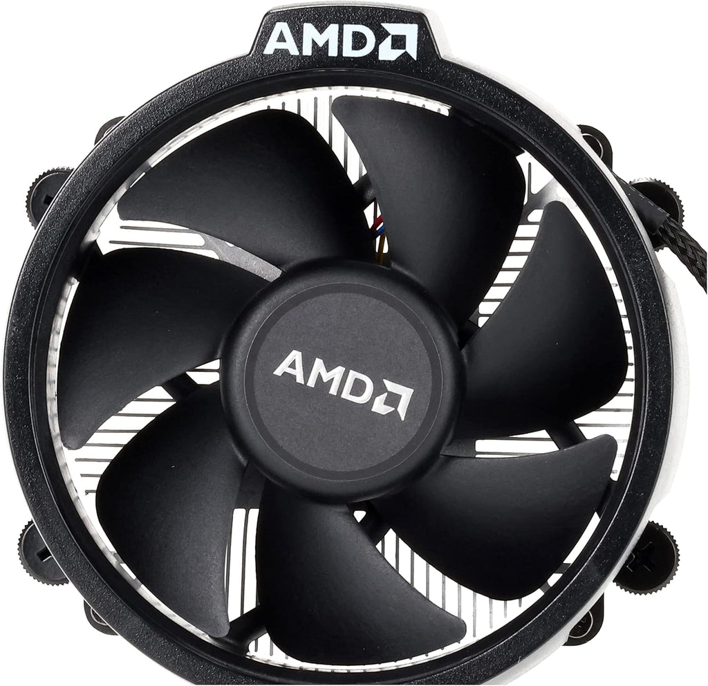 معالج AMD Ryzen 5 5500 Tray من الأمام يوضح الملامس