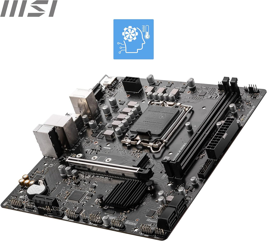 اللوحة الأم MSI PRO H610M-E إنتل DDR4