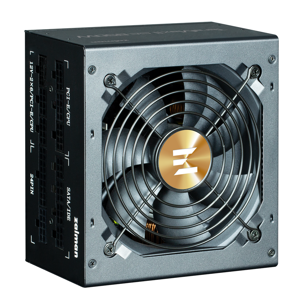 مزود طاقة ZALMAN TeraMax II SE 850W يوضح الكيبلات