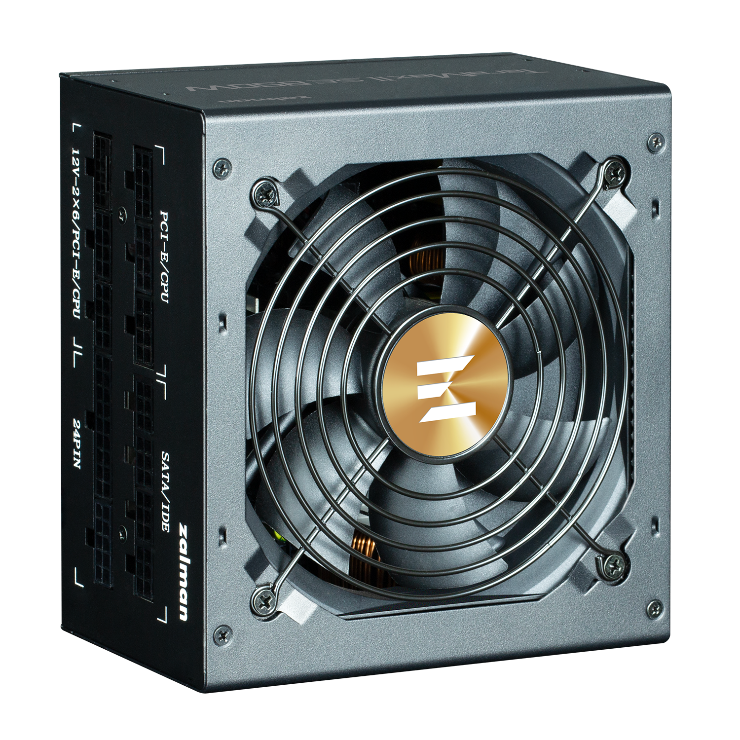 مزود طاقة ZALMAN TeraMax II SE 850W يوضح الكيبلات