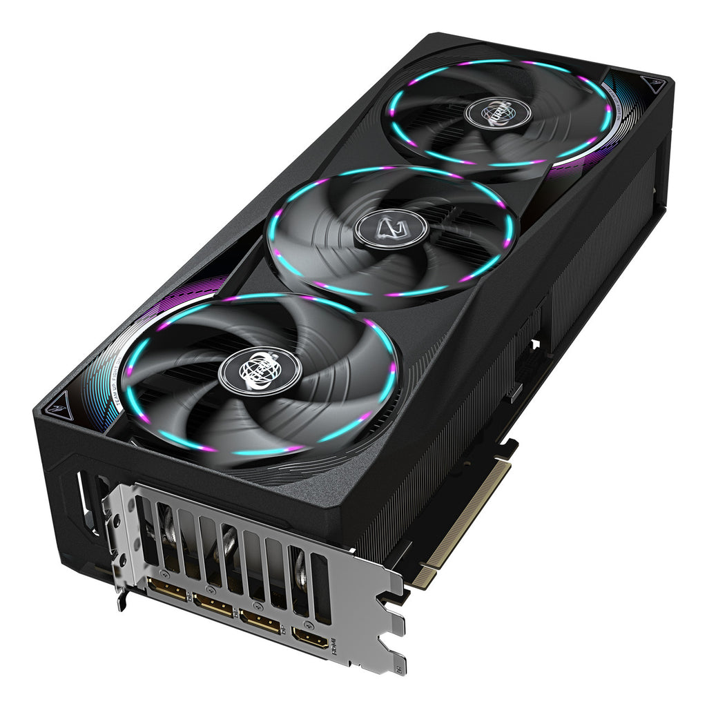 كرت شاشة Gigabyte AORUS RTX 5070 Ti Master منظر علوي