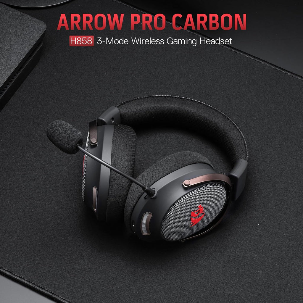 سماعة Redragon H858 بهيكل ألومنيوم ووسائد فوم ميموري