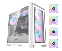 Case Darkflash DRX90 White with Aigo AT750 PSU 750W 80+ Bronze