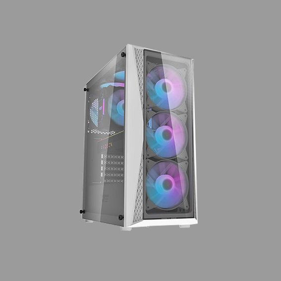 DarkFlash DK352 Plus ATX PC White Case
