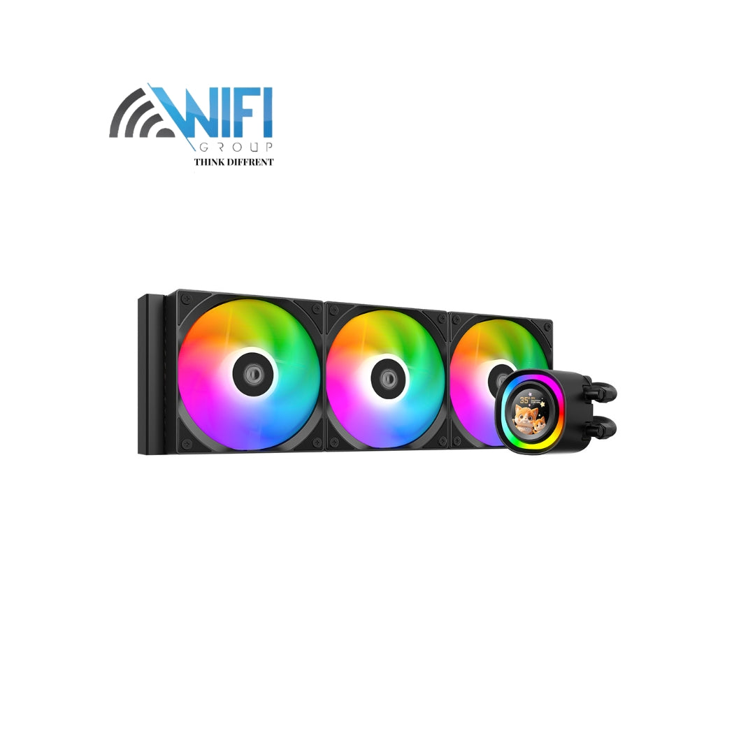 ID-COOLING FX360 LCD Gen 7 Pro Pump ARGB Black AIO Liquid Cpu Cooler