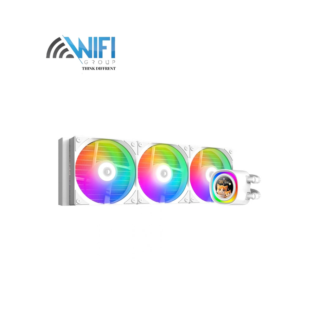 ID-COOLING FX360 LCD Gen 7 Pro Pump ARGB White AIO Liquid Cpu Cooler
