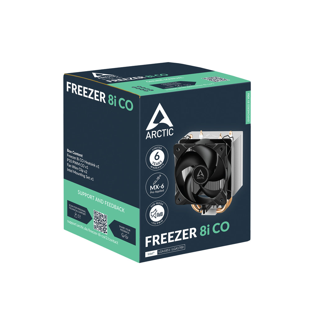ARCTIC Freezer 8i CO Compact Intel CPU Cooler for LGA1700