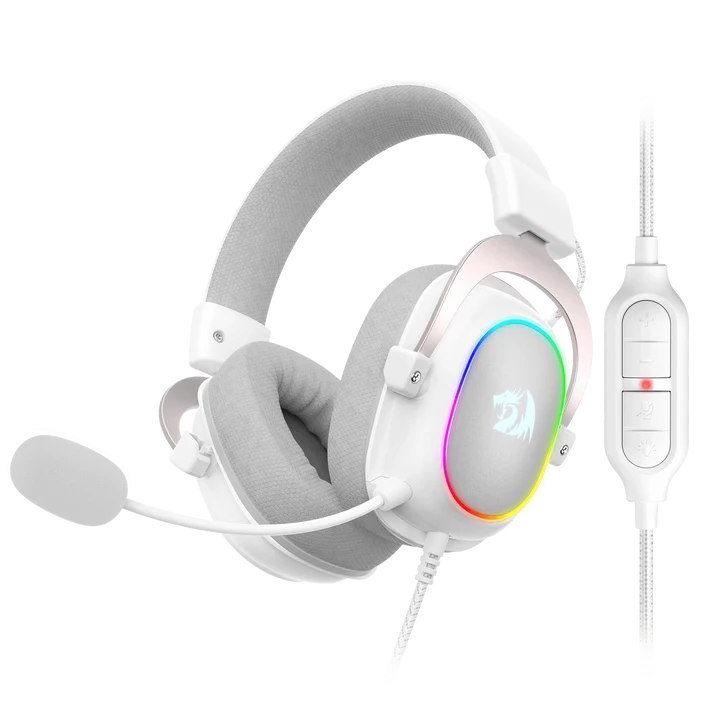 Redragon H510 Zeus-X RGB Wired Gaming Headset 7.1 Surround Sound White