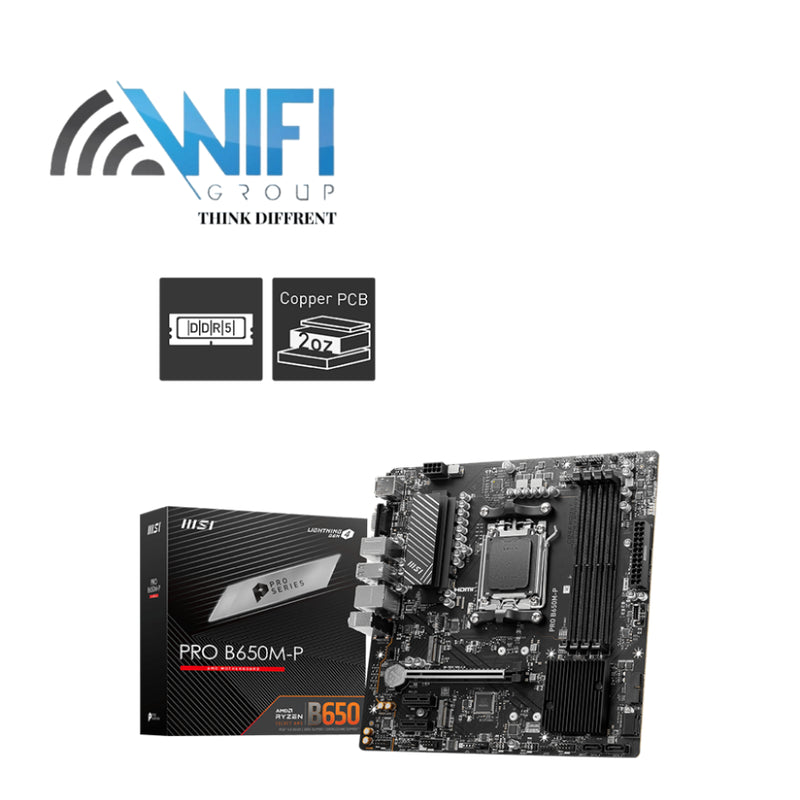 لوحة MSI PRO B650M-P بمنفذ AM5